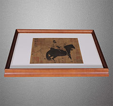 巴东书画装裱配框服务案例